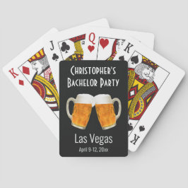 Las Vegas Bachelor Party Trip Favor Pokerkaarten