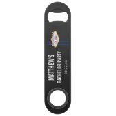 Las Vegas Bachelor Party Trip Favor Speed Flessenopener (Voorkant)