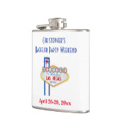 Las Vegas Bachelor Party Weekend Trip Favor Heupfles (Links)