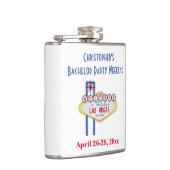 Las Vegas Bachelor Party Weekend Trip Favor Heupfles (Rechts)