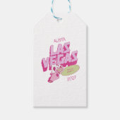 Las Vegas Bachelorette Bestemmingsreis Roze Cadeaulabel (Voorkant)