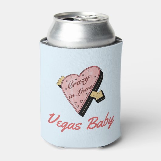 Las Vegas Bachelorette Blikjeskoeler (Blikje Voorkant)