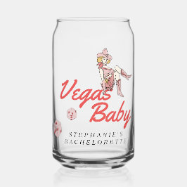 Las Vegas Bachelorette Blikvorm Glas