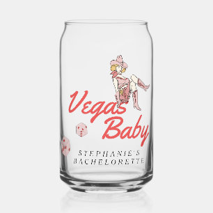 Las Vegas Bachelorette Blikvorm Glas