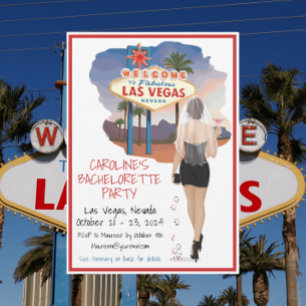 Las Vegas Bachelorette Bruin Haar Bruid Cosmo Kaart