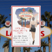 Las Vegas Bachelorette Bruin Haar Bruid Kaart