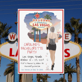 Las Vegas Bachelorette Bruin Haar Bruid Route Kaart