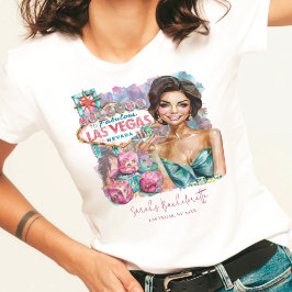 Las Vegas Bachelorette Elegant Meisje T-shirt