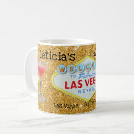 Las Vegas Bachelorette gouden Mok