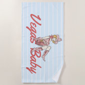 Las Vegas Bachelorette Groot Strandlaken (Voorkant)