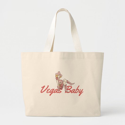 Las Vegas Bachelorette Grote Canvas tas (Voorkant)