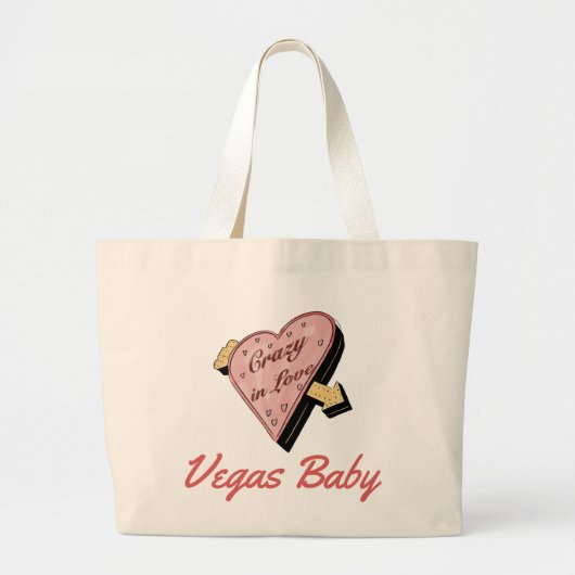Las Vegas Bachelorette Grote Tote Bag (Voorkant)