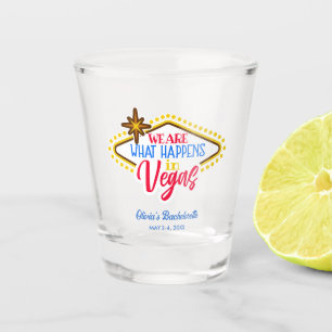 Las Vegas Bachelorette Party Favor Shot Glas