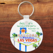 Las Vegas Bachelorette Party Favor Sleutelhanger (Voorkant)