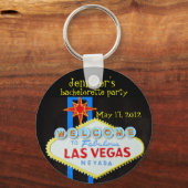 Las Vegas Bachelorette Party Favor Sleutelhanger (Voorkant)