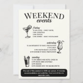 Las Vegas Bachelorette Party Gepersonaliseerd Rout Kaart (Achterkant)