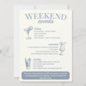 Las Vegas Bachelorette Party Gepersonaliseerd Rout Kaart (Achterkant)