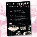Las Vegas Bachelorette Party Gepersonaliseerd Rout Kaart<br><div class="desc">Je gaat trouwen! Of uw BFF is, hoe dan ook, deze bestemmingsuitnodiging en -route is perfect voor uw wilde reis naar Las Vegas Baby! Pas deze "Vegas before the Vows" Las Vegas Bachelorette thema-uitnodiging en routekaart aan met uw eigen beschrijving, aanpasbare evenementdata en details om de perfecte gedrukte of digitale...</div>