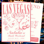 Las Vegas Bachelorette Party Gepersonaliseerd Rout Kaart<br><div class="desc">Kondig uw Las Vegas vrijgezellenfeest in stijl aan met onze Las Vegas Bachelorette Party Gepersonaliseerd Uitnodiging. Deze uitnodiging zet het podium voor een onvergetelijke viering, met een "Drink in Liefde" Bach sjabloon die de geest van uw Vegas avontuur vastlegt. Perfect voor het informeren van uw gasten over de festiviteiten van...</div>