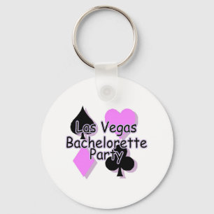 Las Vegas Bachelorette Party Kaart Suits Sleutelhanger