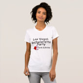 Las Vegas Bachelorette Party Lippen T-shirt (Voorkant volledig)