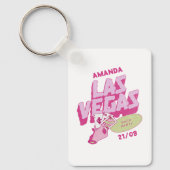 Las Vegas Bachelorette Party Poker Sleutelhanger (Voorkant)