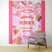 Las Vegas Bachelorette Party Poker Wandkleed (In situ)