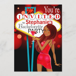 Las Vegas Bachelorette Party red Kaart