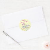 Las Vegas Bachelorette Party Ronde Sticker (Envelop)