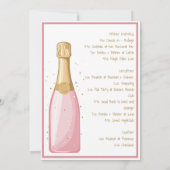 Las Vegas Bachelorette Red Hair Bride-route Kaart (Achterkant)