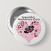 Las Vegas Bachelorette Ronde Button 7,6 Cm (Voorkant /achterkant)