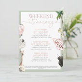 Las Vegas Bachelorette Route Kaart (Staand voorkant)