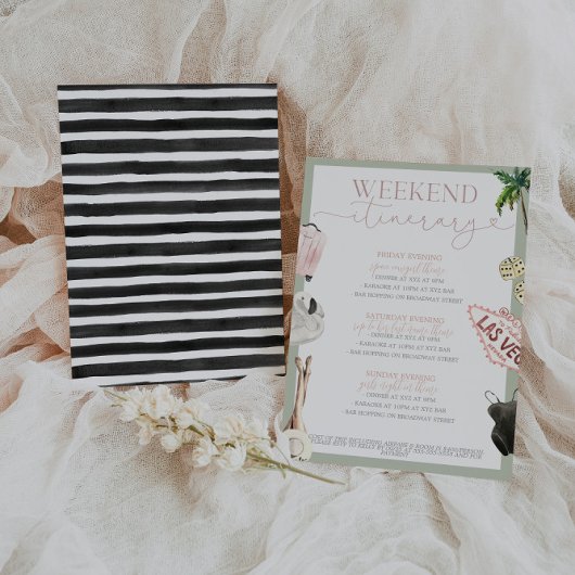 Las Vegas Bachelorette Route Kaart