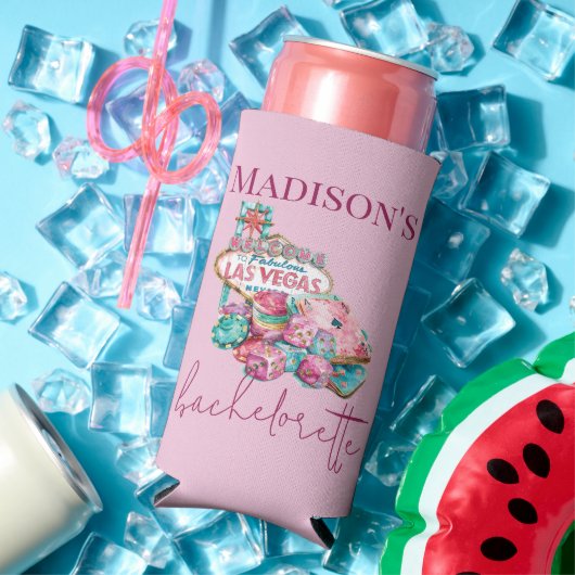 Las Vegas Bachelorette Seltzer Blikjeskoeler (Insitu Zomer)