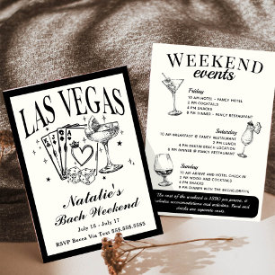 Las Vegas Bachelorette Sociale Cocktail Route Kaart