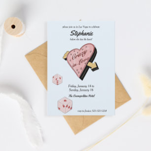 Las Vegas Bachelorette uitnodiging