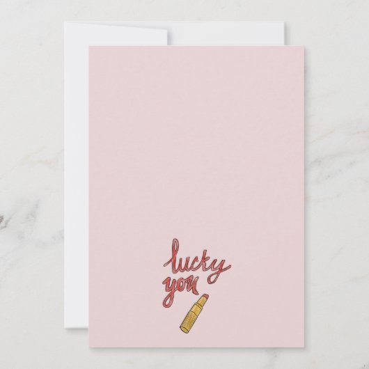 Las Vegas Bachelorette uitnodiging (Achterkant)