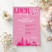 Las Vegas Bachelorette Uitnodiging en reisroute