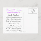 Las Vegas Bachelorette Uitnodigingen (Achterkant)