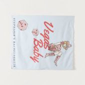 Las Vegas Bachelorette Wandkleed (Voorkant (horizontaal))