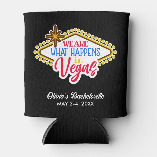 Las Vegas Bachelorette Weekend Favorieten Aangepas Blikjeskoeler (Voorkant)