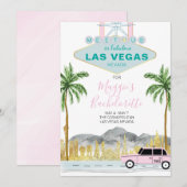 Las Vegas Bachelorette Weekend Kaart (Voorkant / Achterkant)