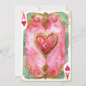 Las Vegas Bachelorette weekend Luxe Roze Paarse Kaart (Achterkant)