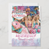 Las Vegas Bachelorette weekend meisjes Kaart (Voorkant)