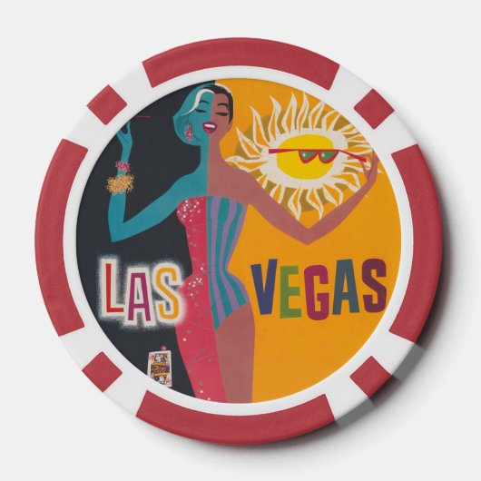 Las Vegas Bachelorette Weekend Party Poker Chips (Achterkant)