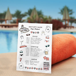 Las Vegas Bachelorette Weekend Route Kaart