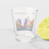 Las Vegas Bachelorette Weekend Shot Glas (Achterkant)