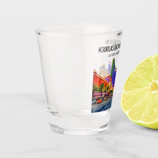 Las Vegas Bachelorette Weekend Shot Glas (Links)