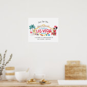 Las Vegas Bachelorette Weekend Welkomstbord Poster (Keuken)