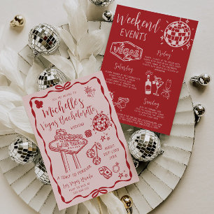 Las Vegas Bachelorette Weekendfeest Kaart